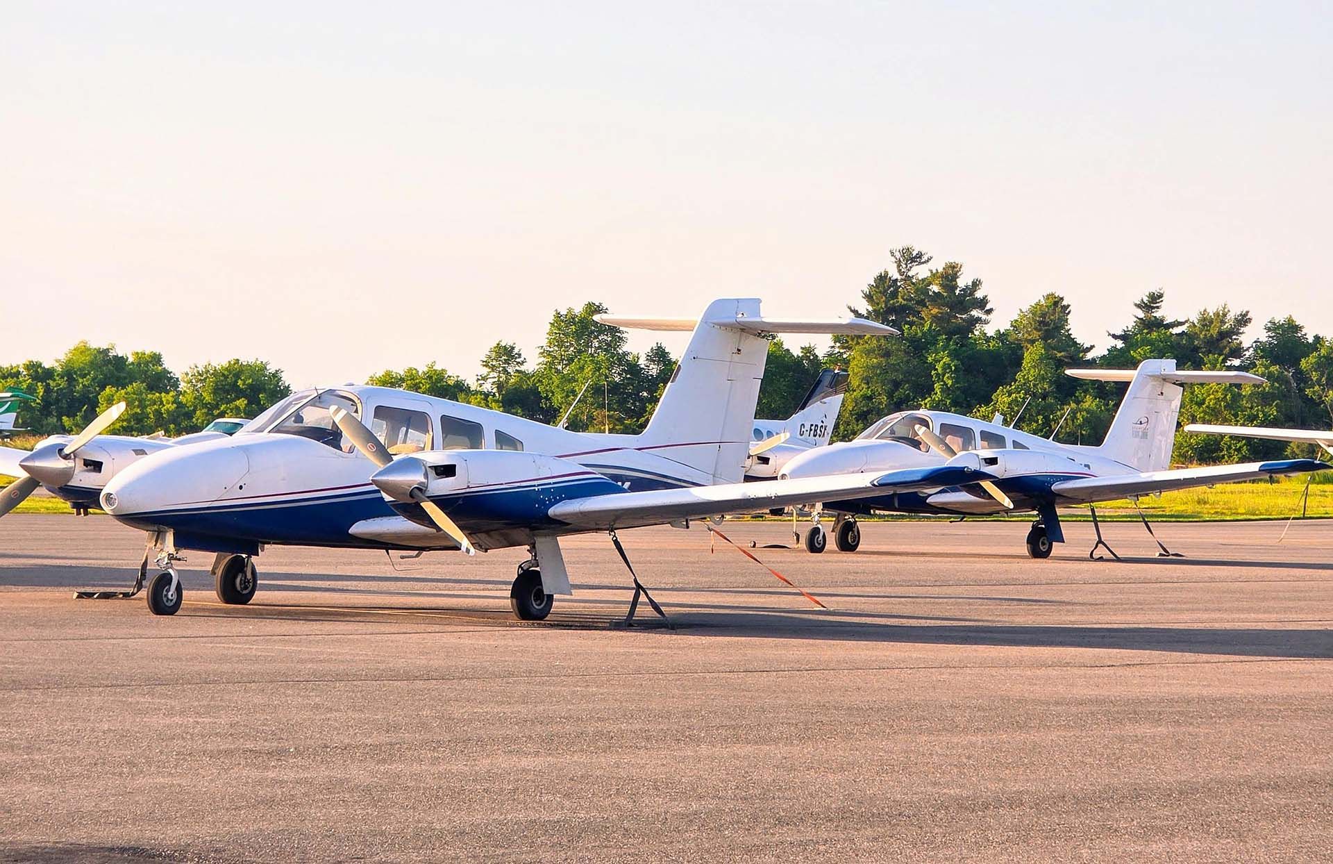 Parked Airplanes